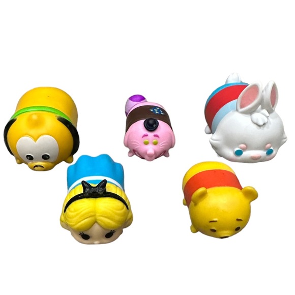 Disney Other - Disney Tsum Tsum Vinyl Figures, Collectible Lot Of 5